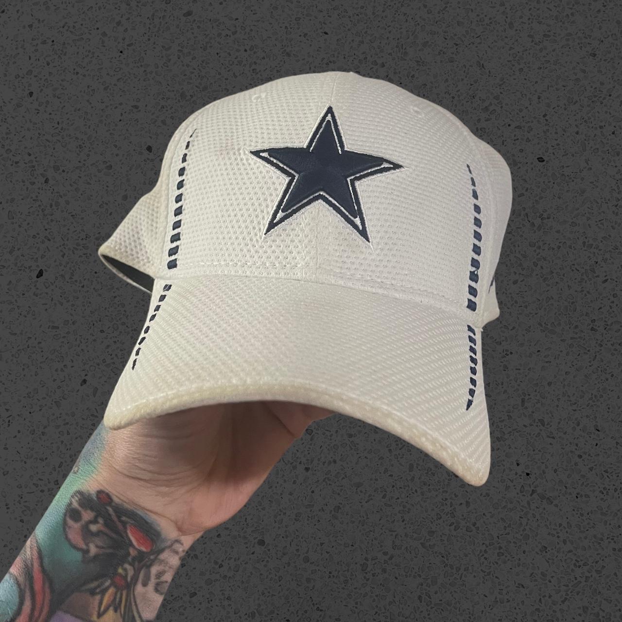 Dallas Cowboys fitted dad hat. Flex fit S/M. Good - Depop