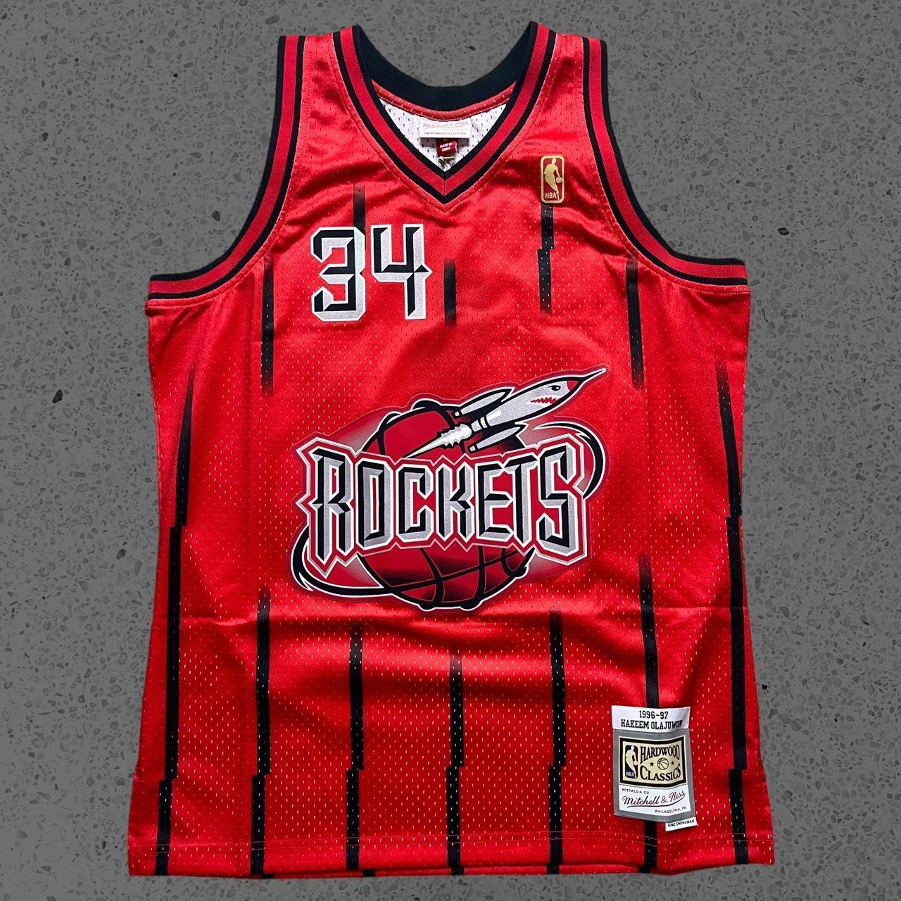 Hakeem Olajuwon 1996-97 Authentic Jersey Houston Rockets Mitchell