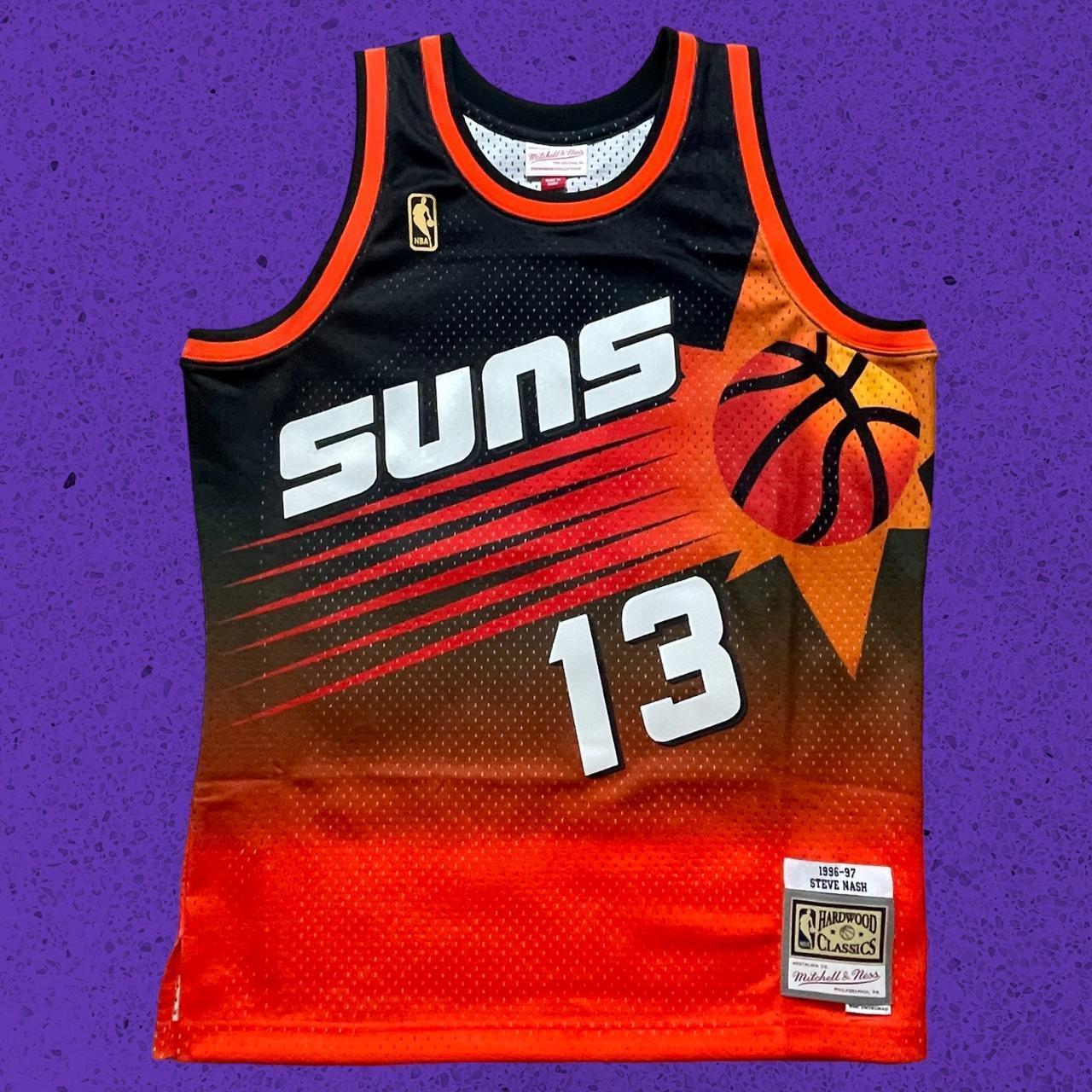 Steve Nash Phoenix Suns Mitchell & Ness 1996 Hardwood Classics Authentic Jersey - Black