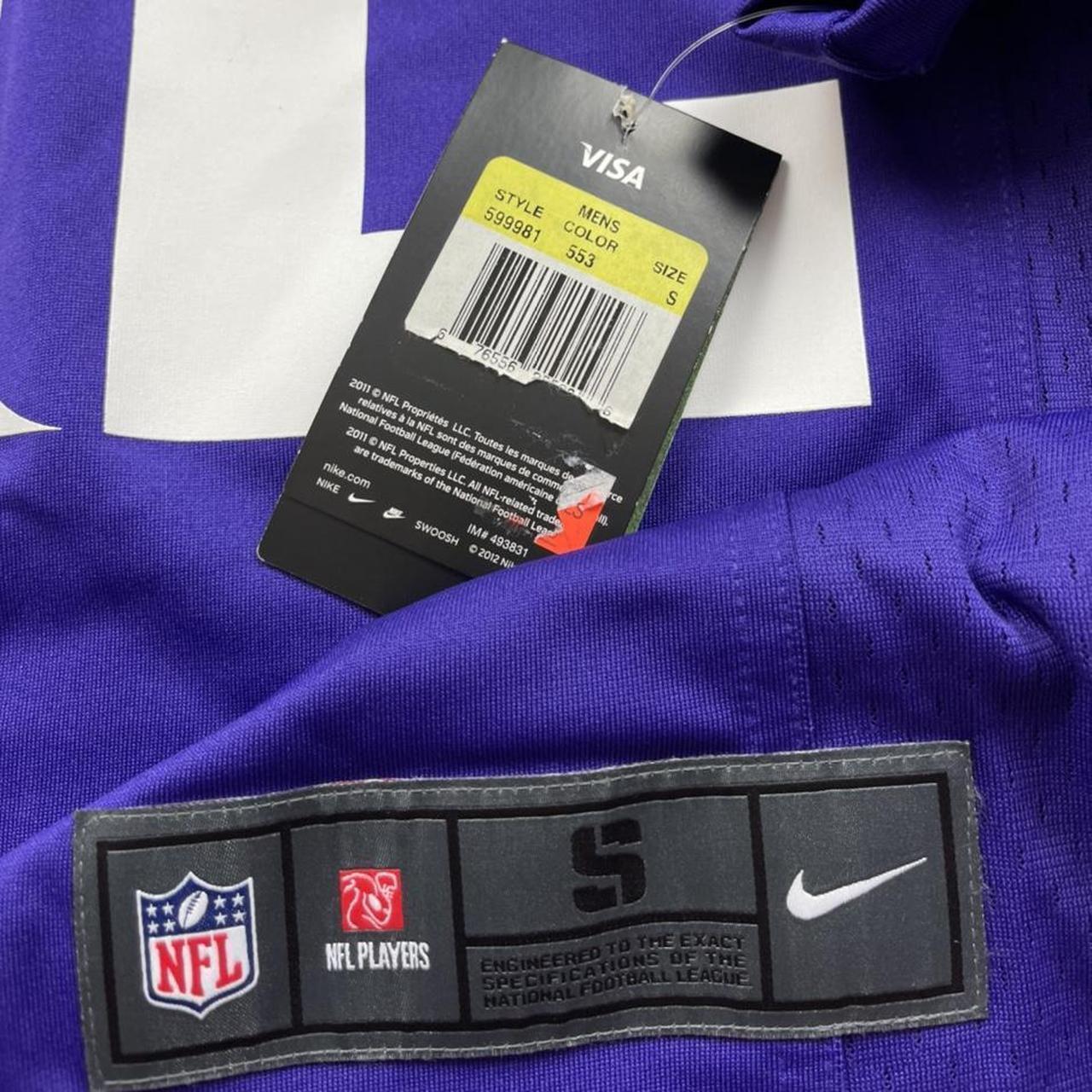 NFL Minnesota Vikings jersey Ponder #7 Nike Game - Depop