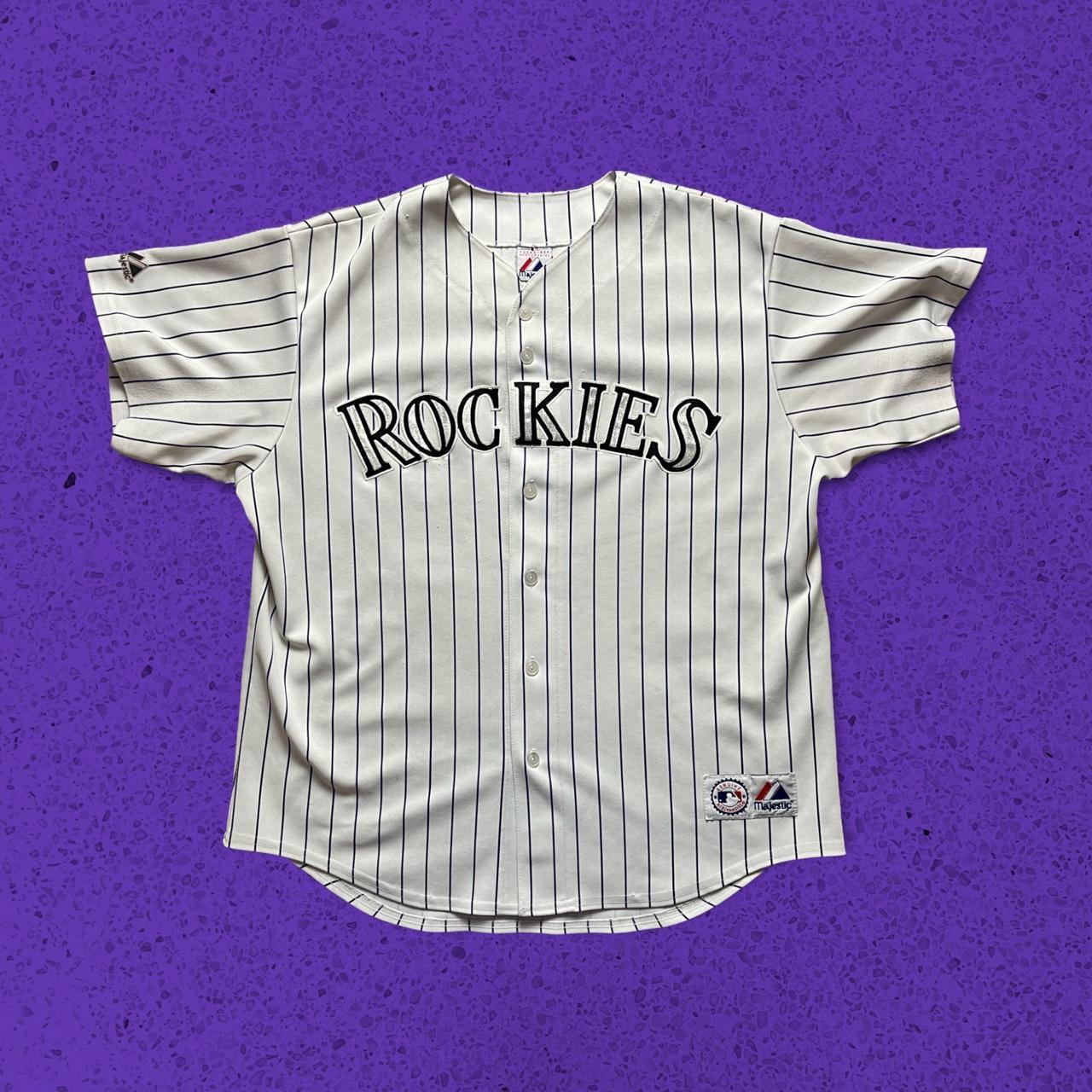 Vintage Colorado Rockies jersey by majestic - Depop