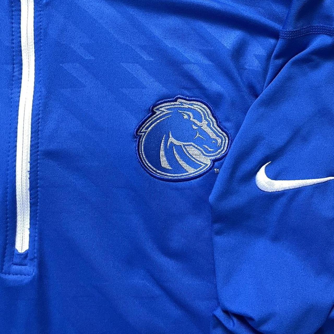 Nike Men's Boise State Broncos Dri-fit Pullover Wind Jacket in Blue for Men