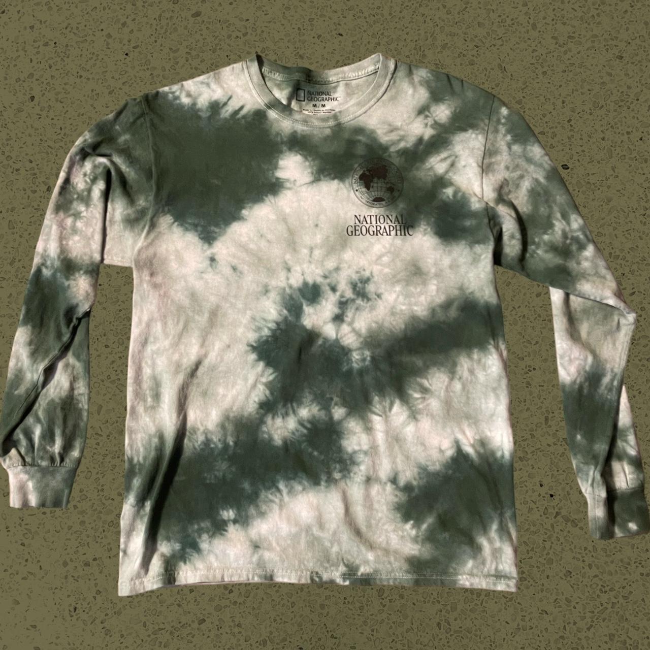 Urban Outfitters National Geographic Tie-dye Long Sleeve Tee in