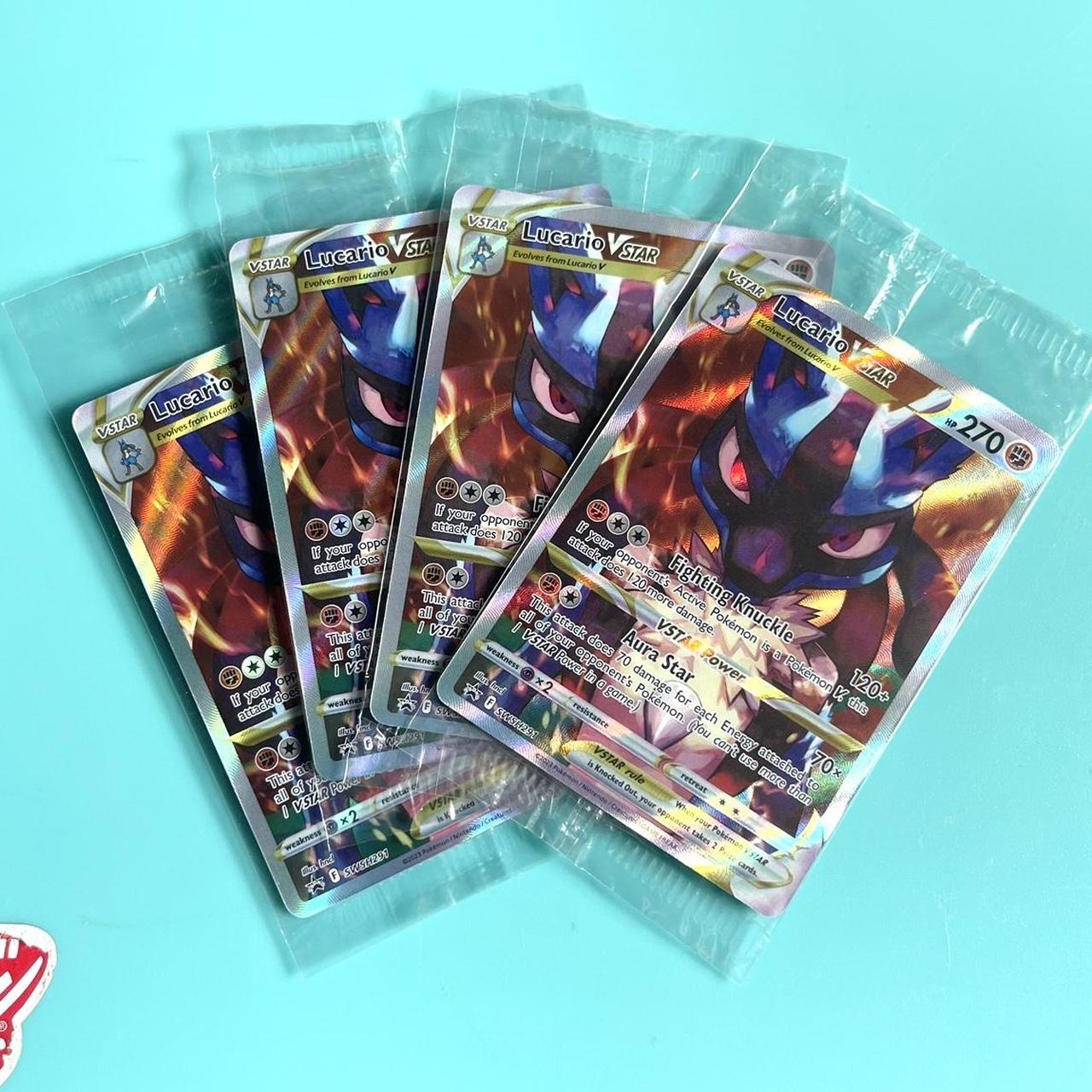 Lucario VSTAR Pokemon Promo Nintendo Card Brand New ... - Depop