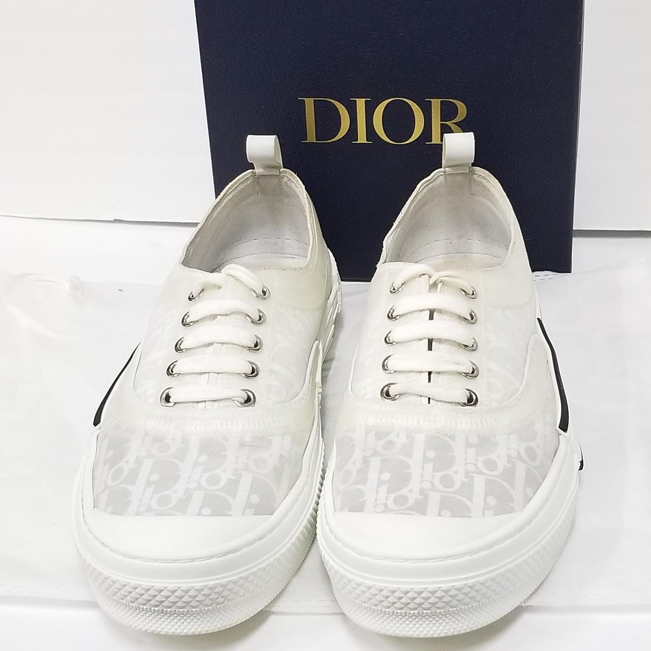 スニーカー DIOR Run'n'Dior low-top mesh sneakers Bianco Run'n'Dior Sneaker White and Black Technical Mesh | DIOR