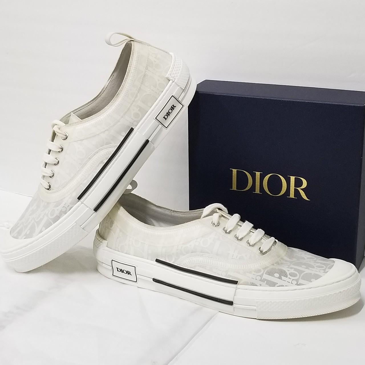 【関税&送料込】Dior Run N Dior Low-Top Mesh Sneakers Run'n'Dior Sneaker Black and White Technical Mesh | DIOR