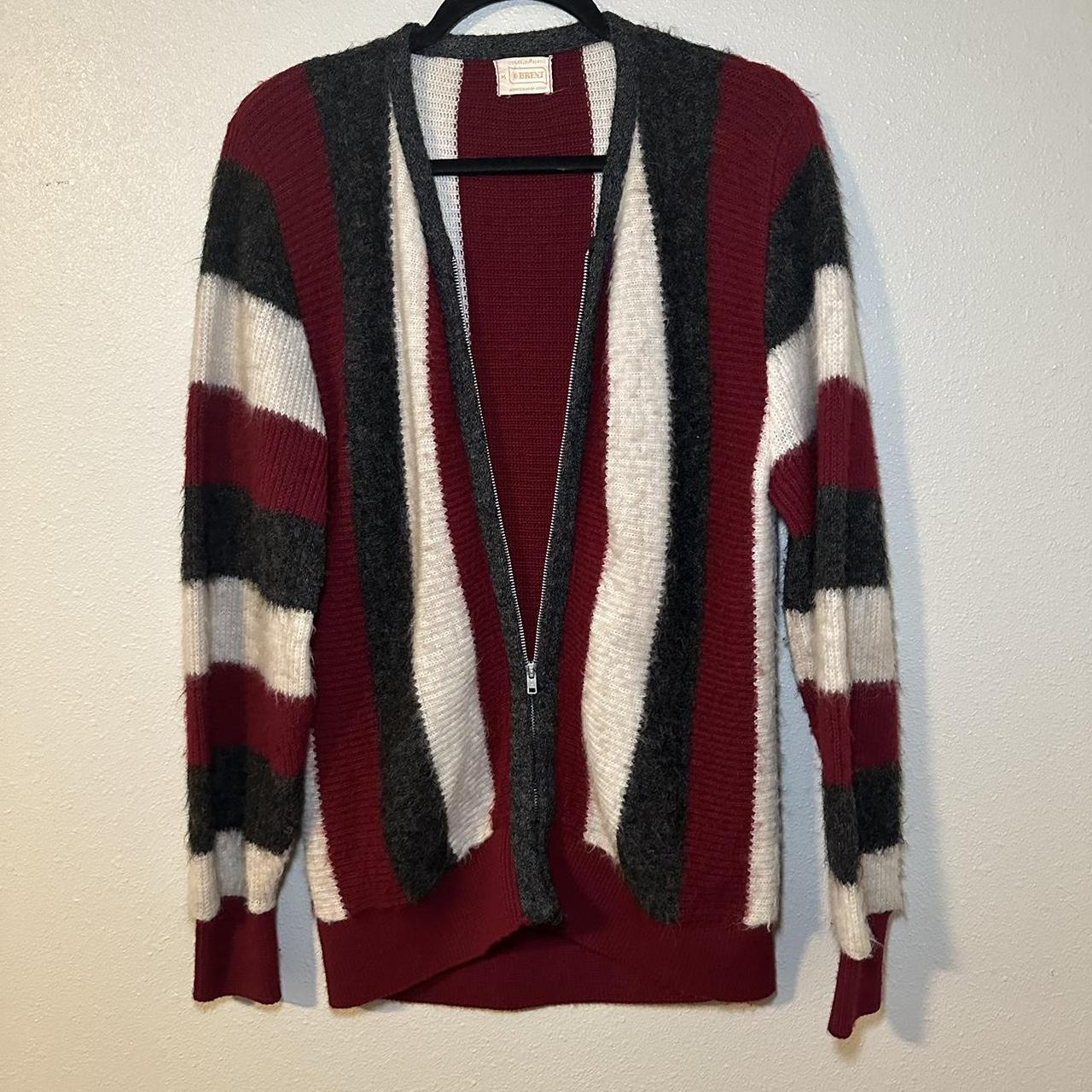 Stussy vertical stripe on sale cardigan