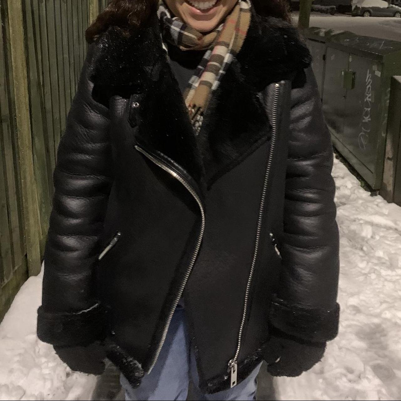 Zara Aviator Jacket zara plt urban... Depop