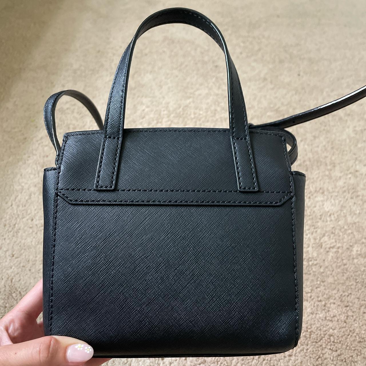 kate spade crossbody black purse small and cute for - Depop