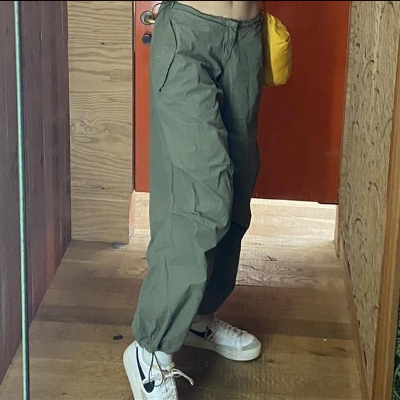 💚iets frans... Khaki Baggy Tech Pants💚 💚Womens size... Depop