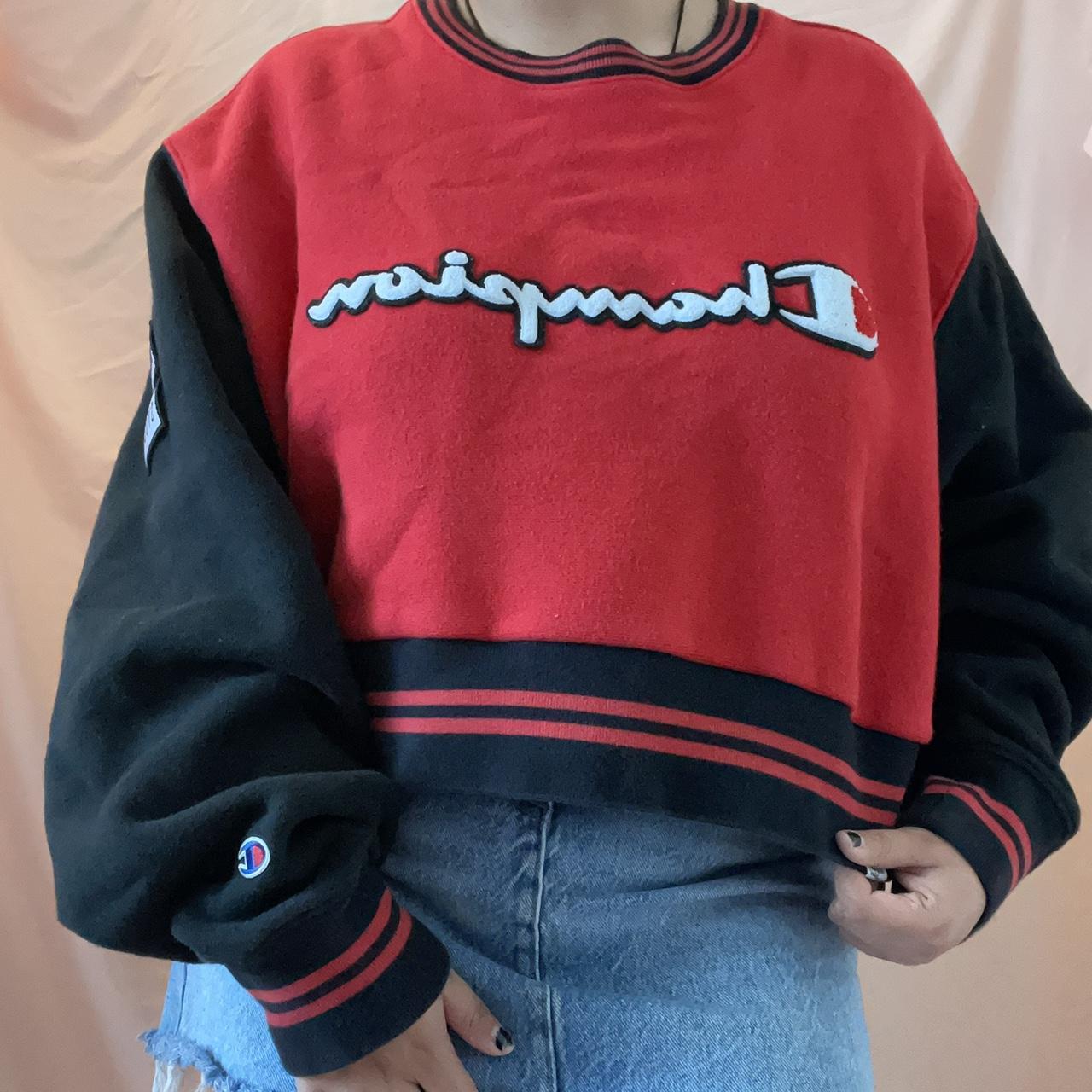 Champion Varsity Style Sweater hoodie 80s