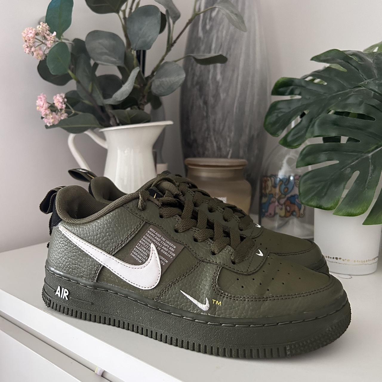 Nike air force 1 low utility olive canvas Almost as | Depop