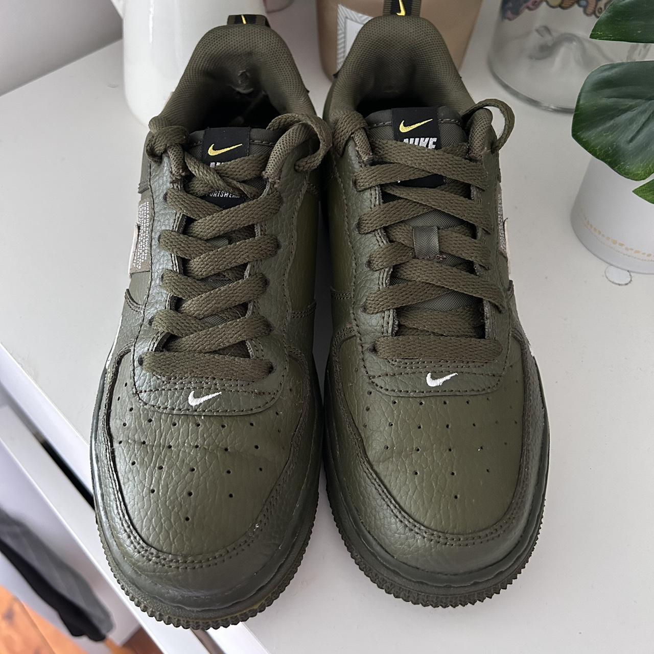Nike air force 1 low utility olive canvas Almost as | Depop