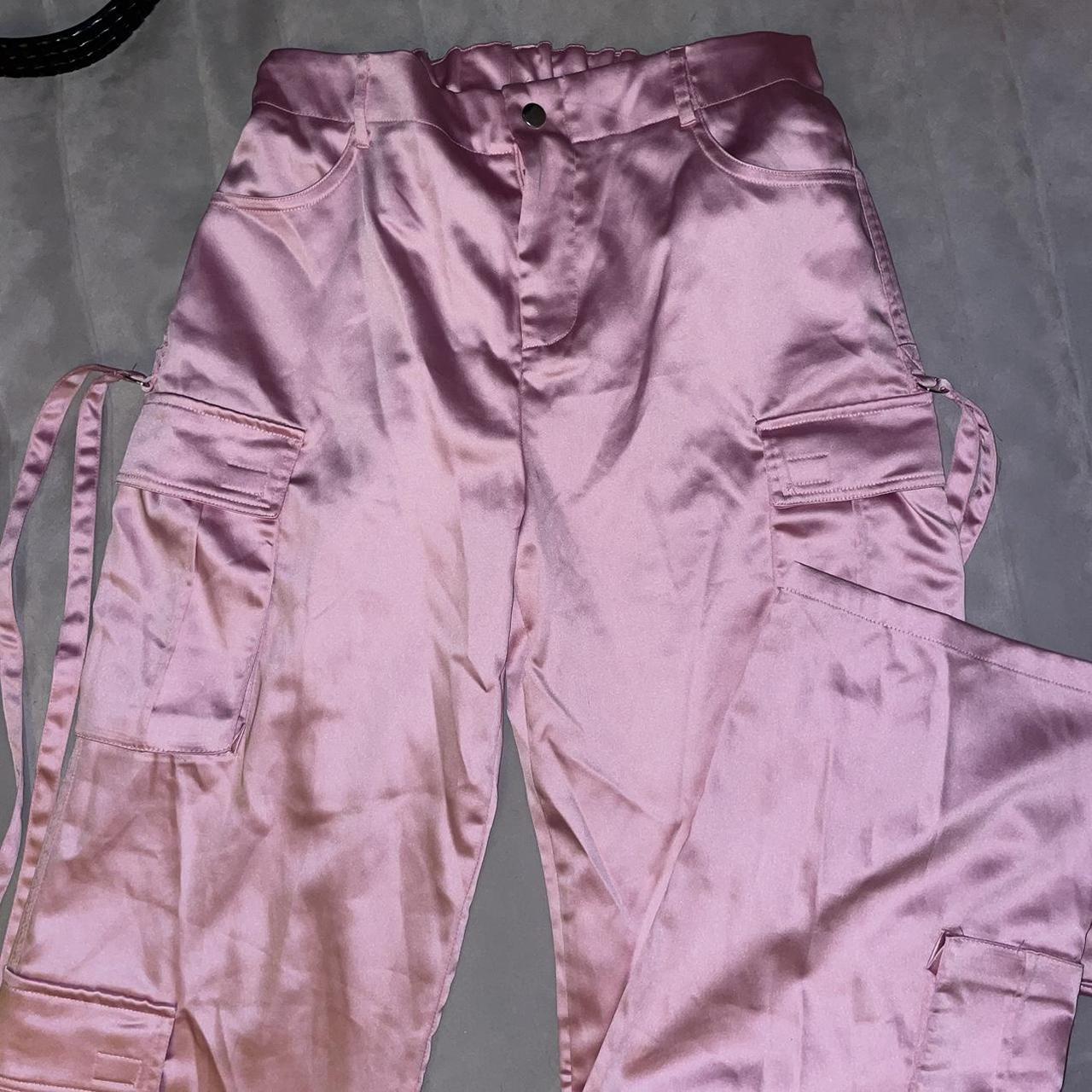 Sugar Thrillz Women's Pink Trousers | Depop