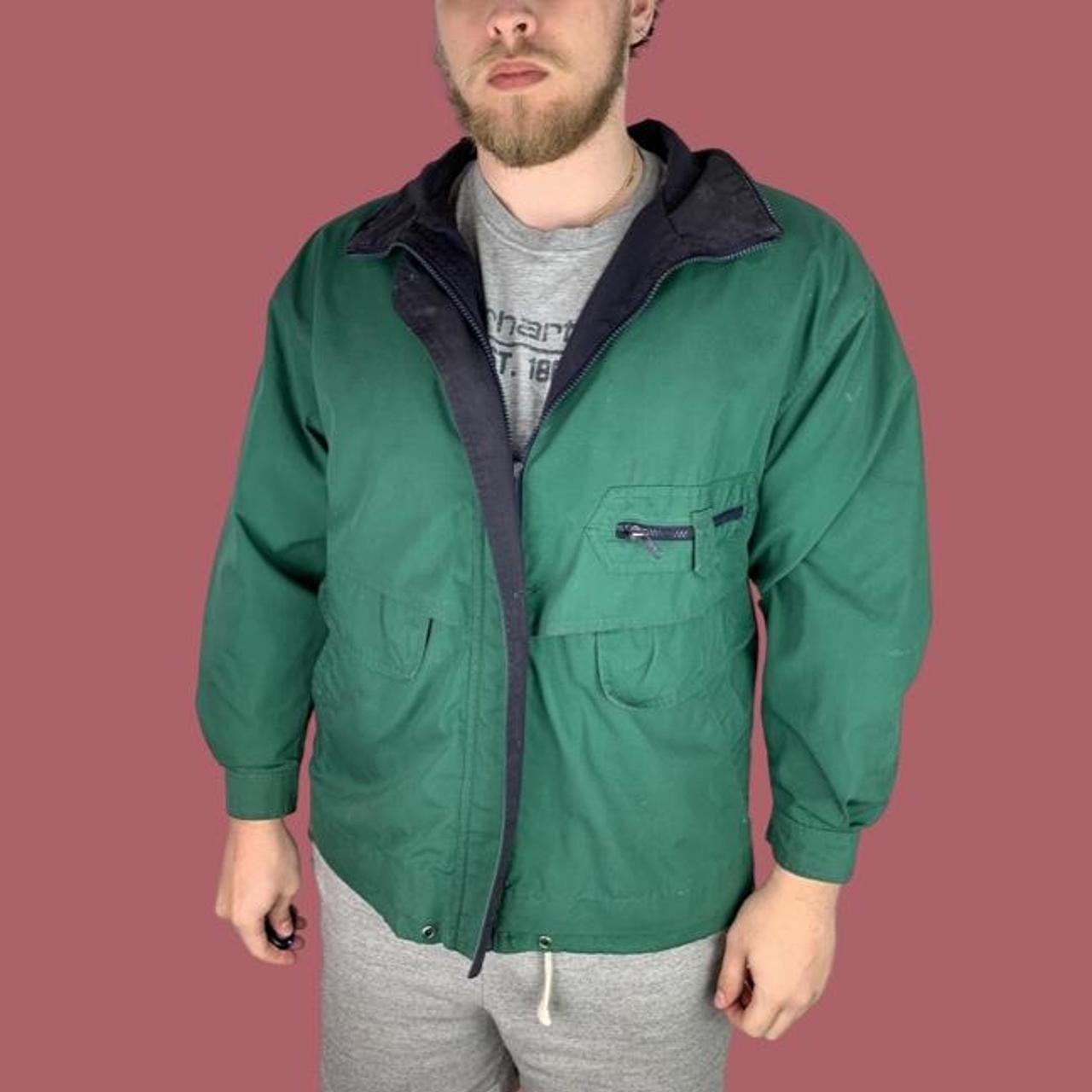 American Vintage Men's Green Jacket Depop