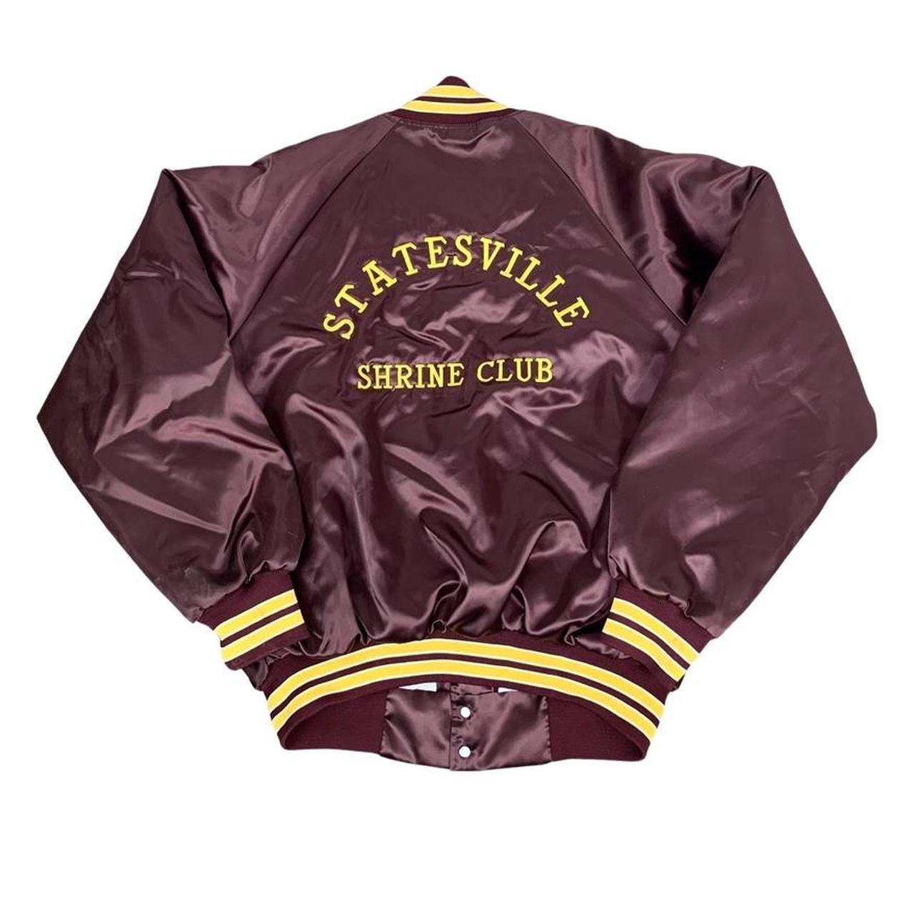 LEATHER EMBROIDERED VARSITY YELLOW