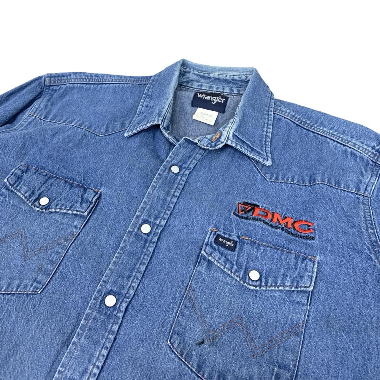 Vintage Wrangler Denim Pearl Snap Button Up