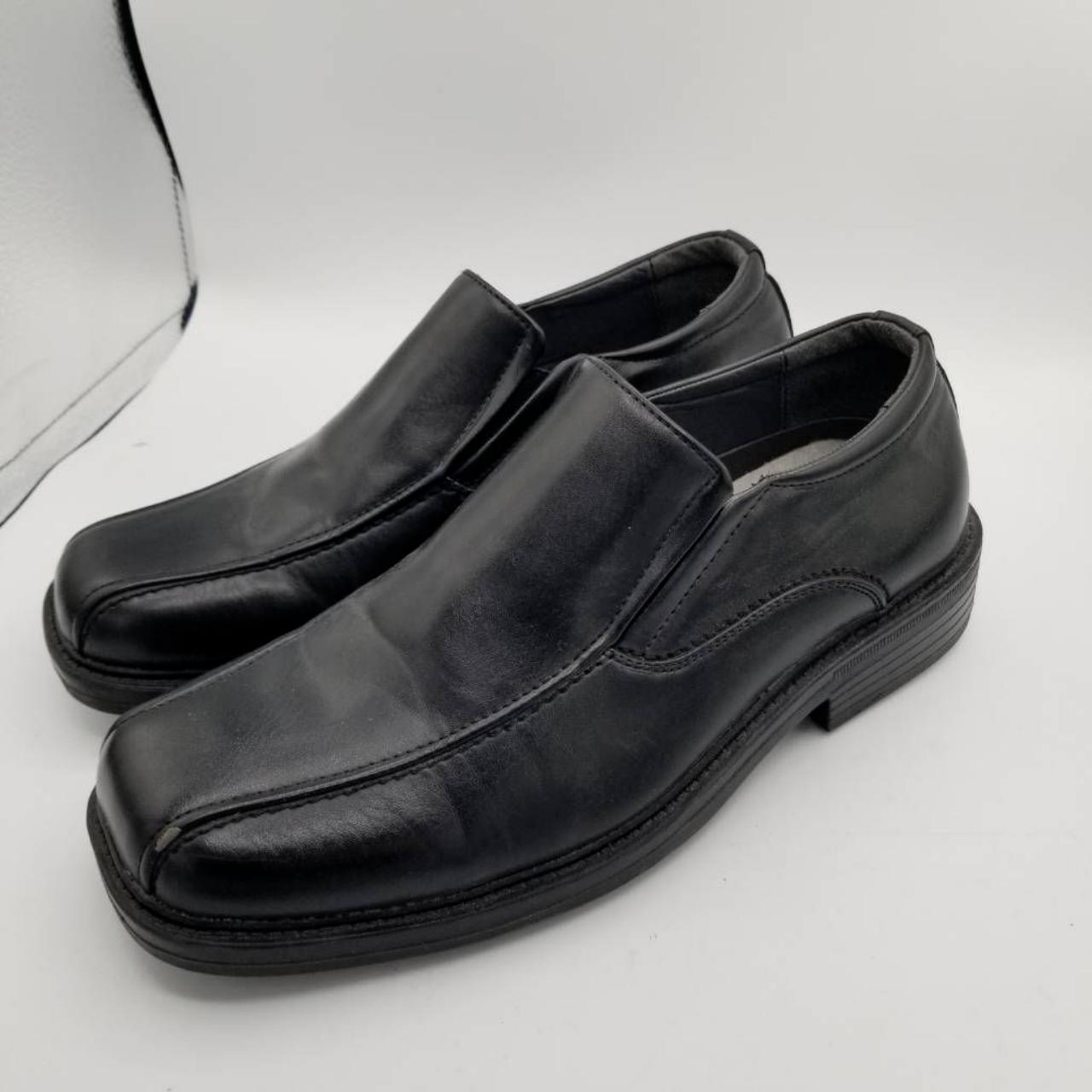 Reclaimed Vintage Men's Black Loafers | Depop