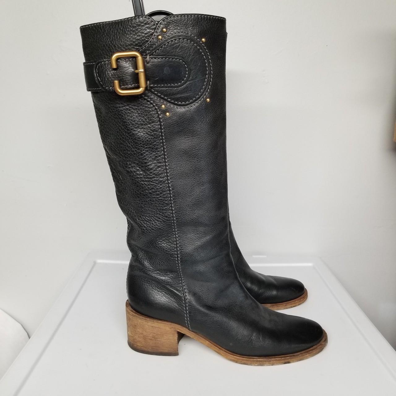 Chloé Women's Black Boots | Depop