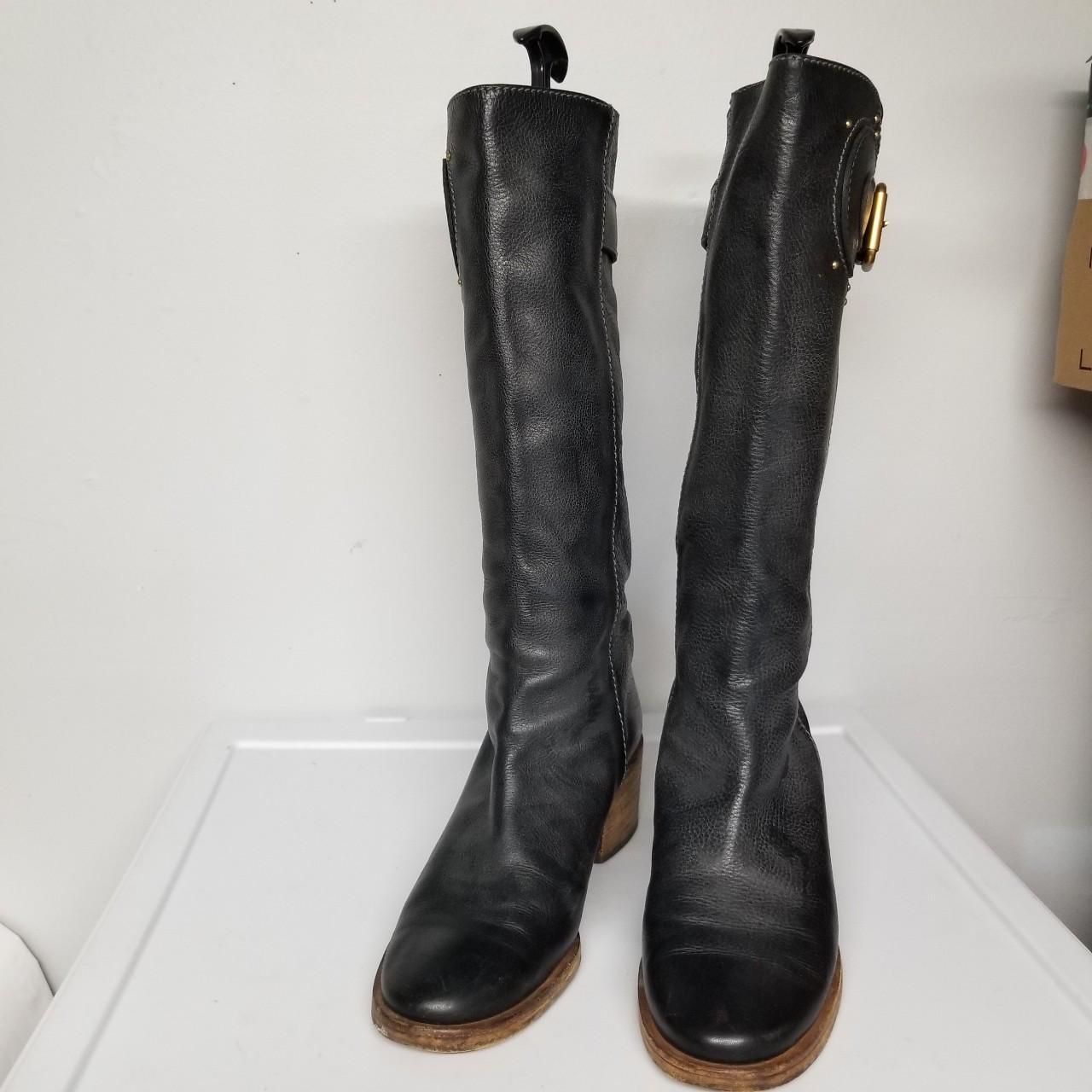 Chloé Women's Black Boots | Depop