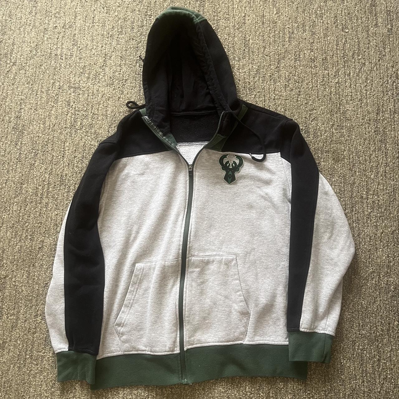 Milwaukee Bucks Zip Up Jacket Size - L Condition... - Depop