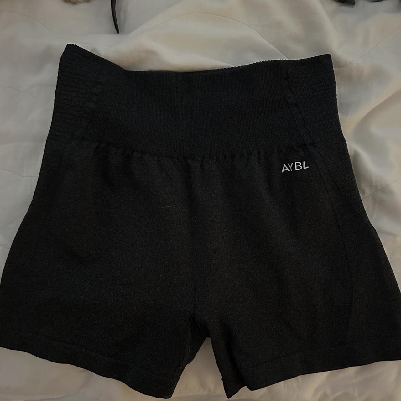 AYBL Charcoal Grey Seamless Gym Shorts Worn a... Depop