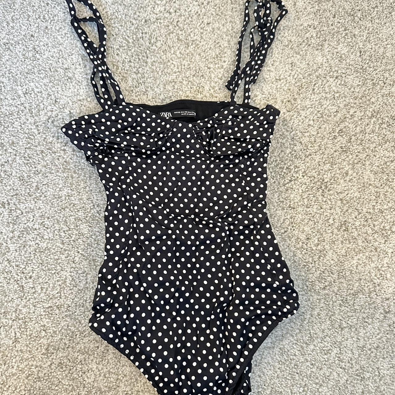 zara polka dot bodysuit xs Depop