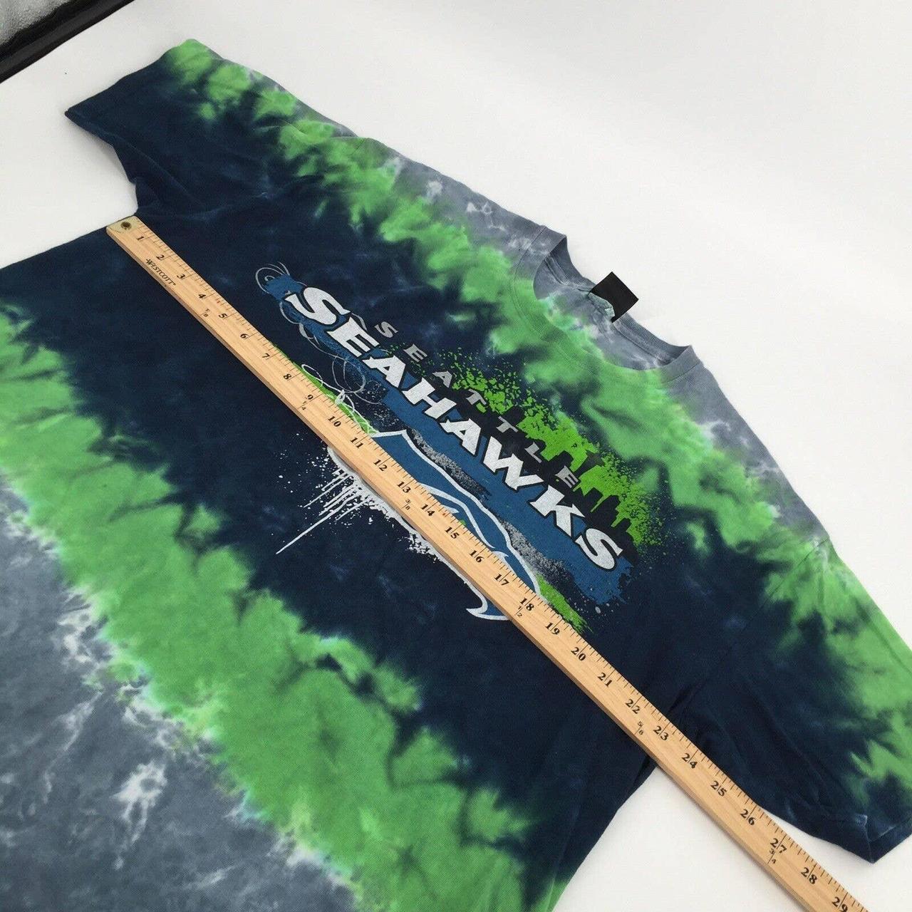 Seattle Seahawks tie dye NFL Football shirt tagged a - Depop