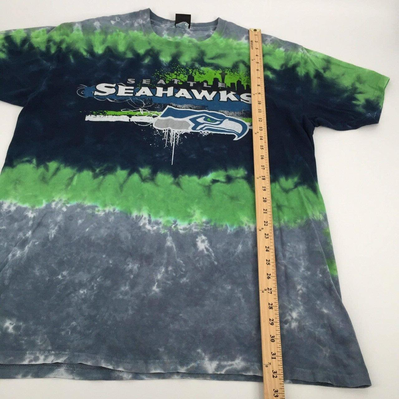 Seattle Seahawks Tie Dye NFL Team Apparel Tee, Size - Depop