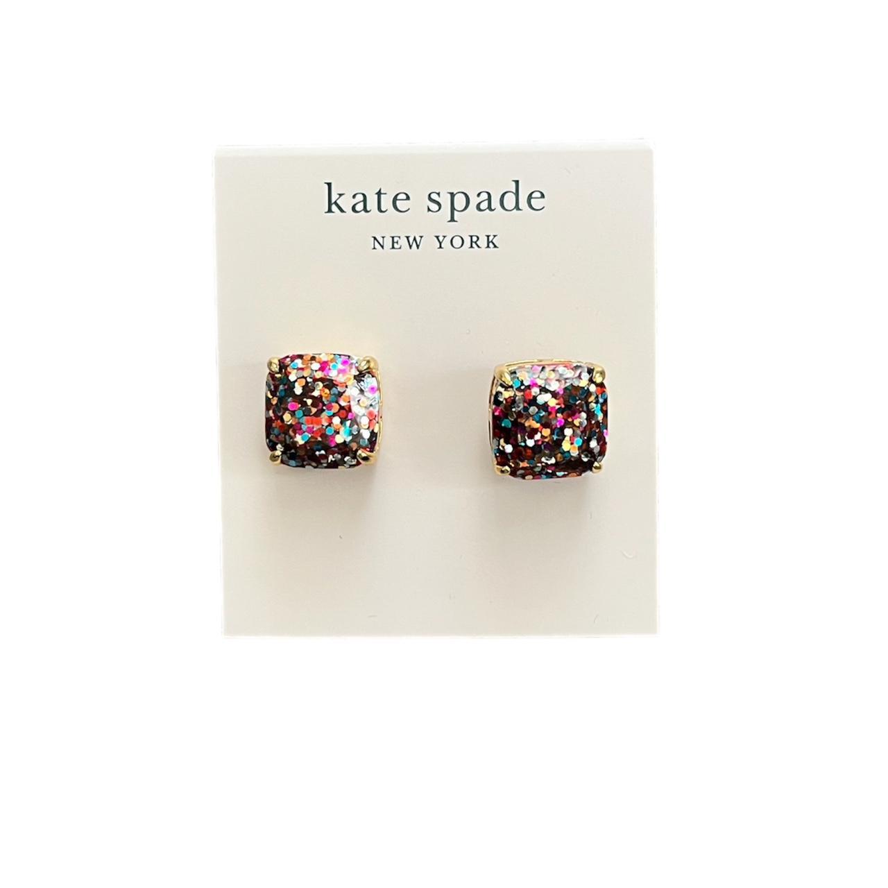 kate spade confetti sparkly earrings new never worn... Depop