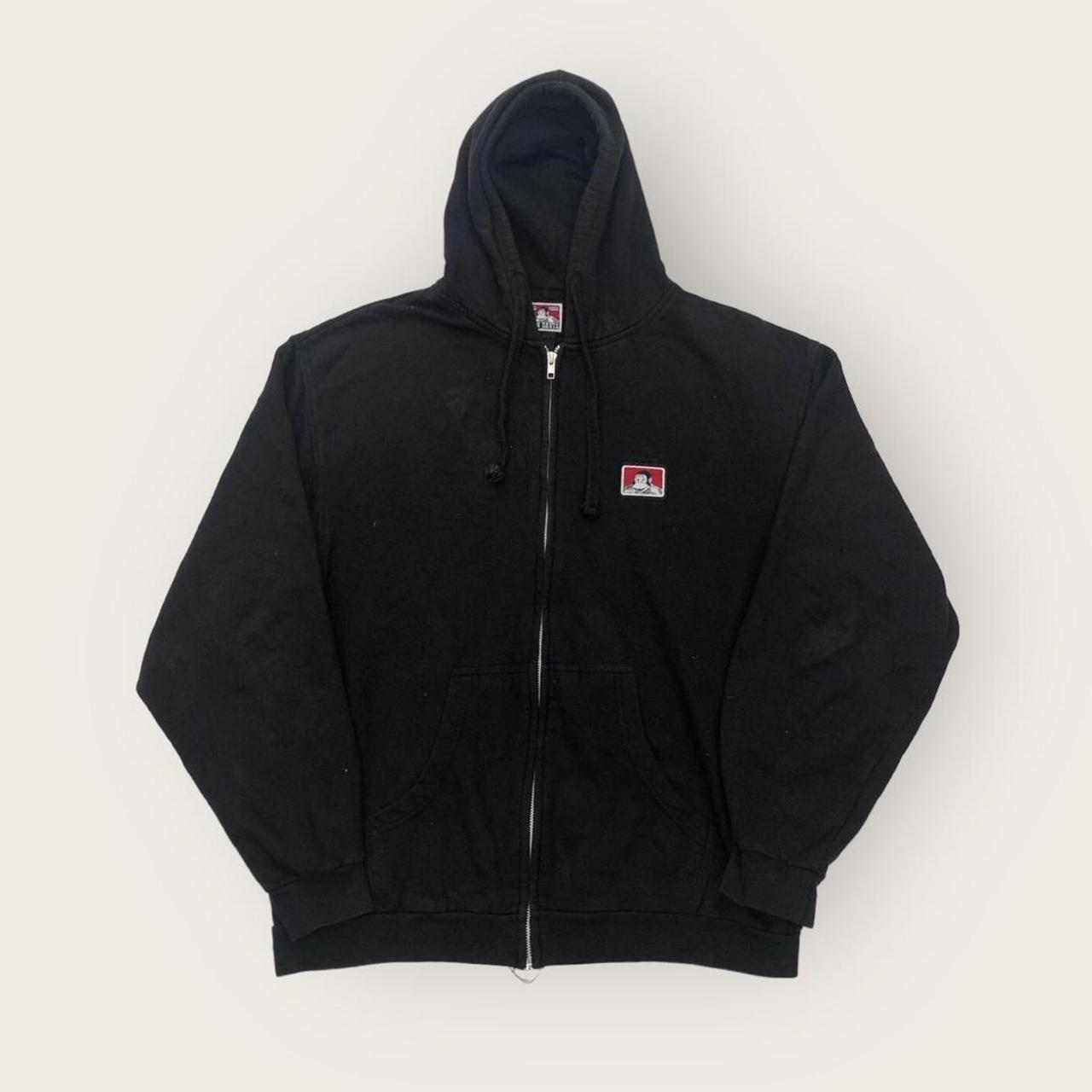 Ben Davis Men’s Black Hoodie | Depop