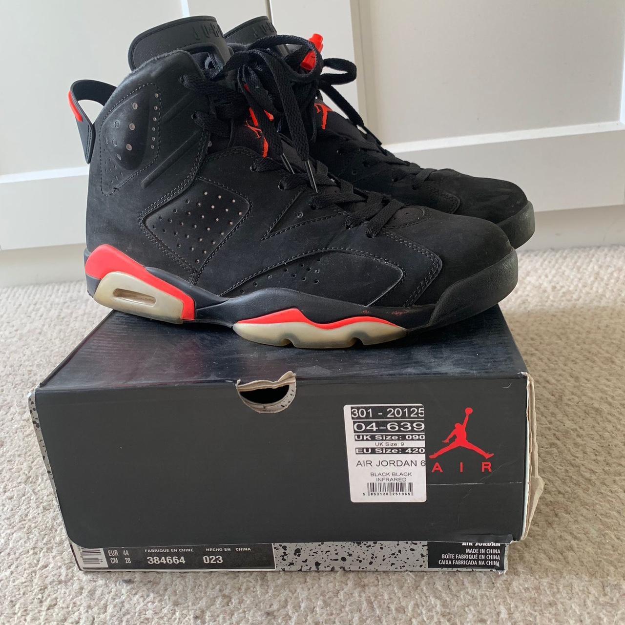 Nike Air Jordan 6 Bred Few scuffs but good condition... - Depop