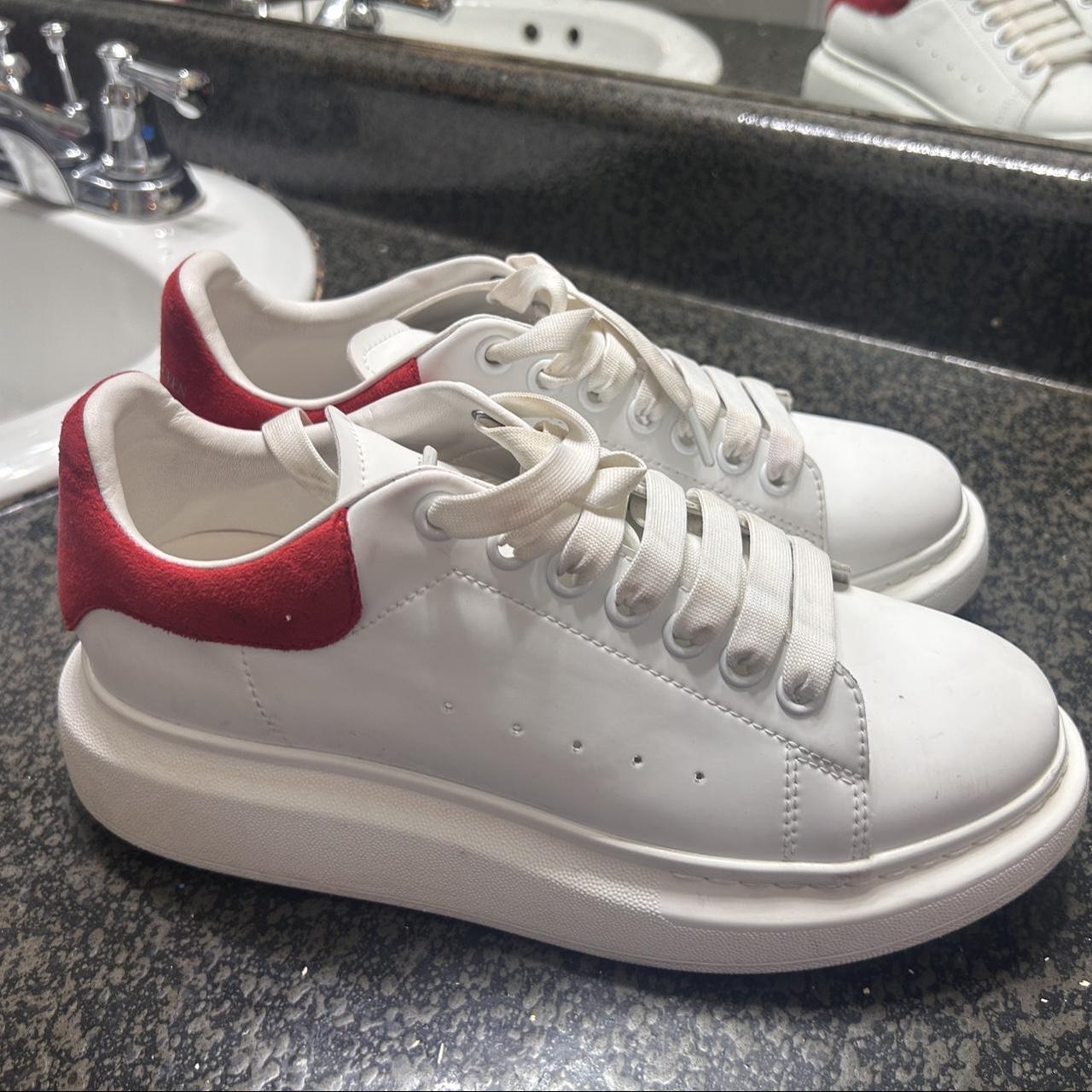 alexander mcqueen red and white