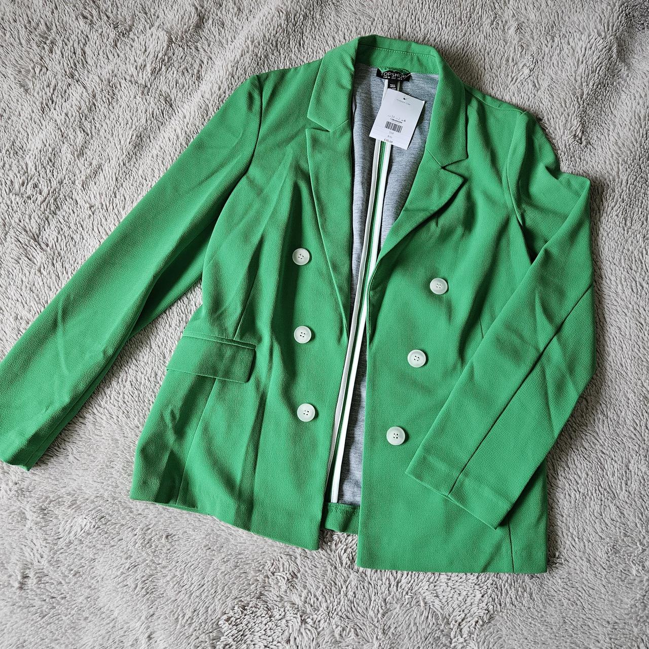 Topshop green blazer