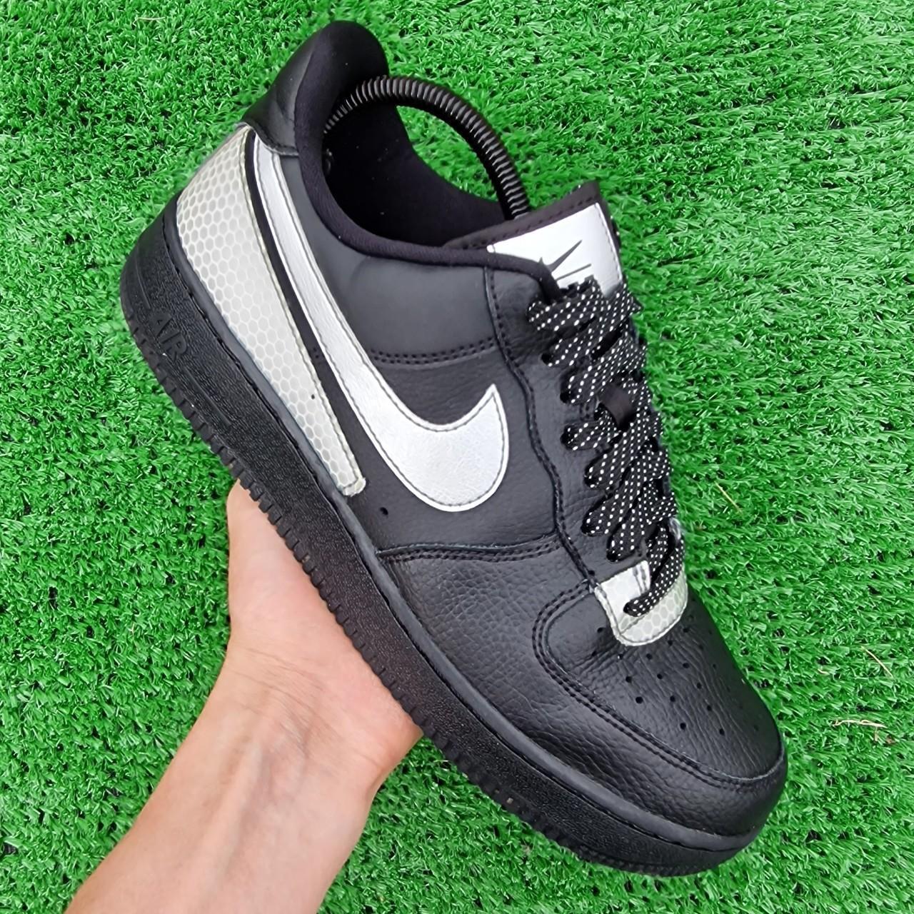 nike air force black reflective