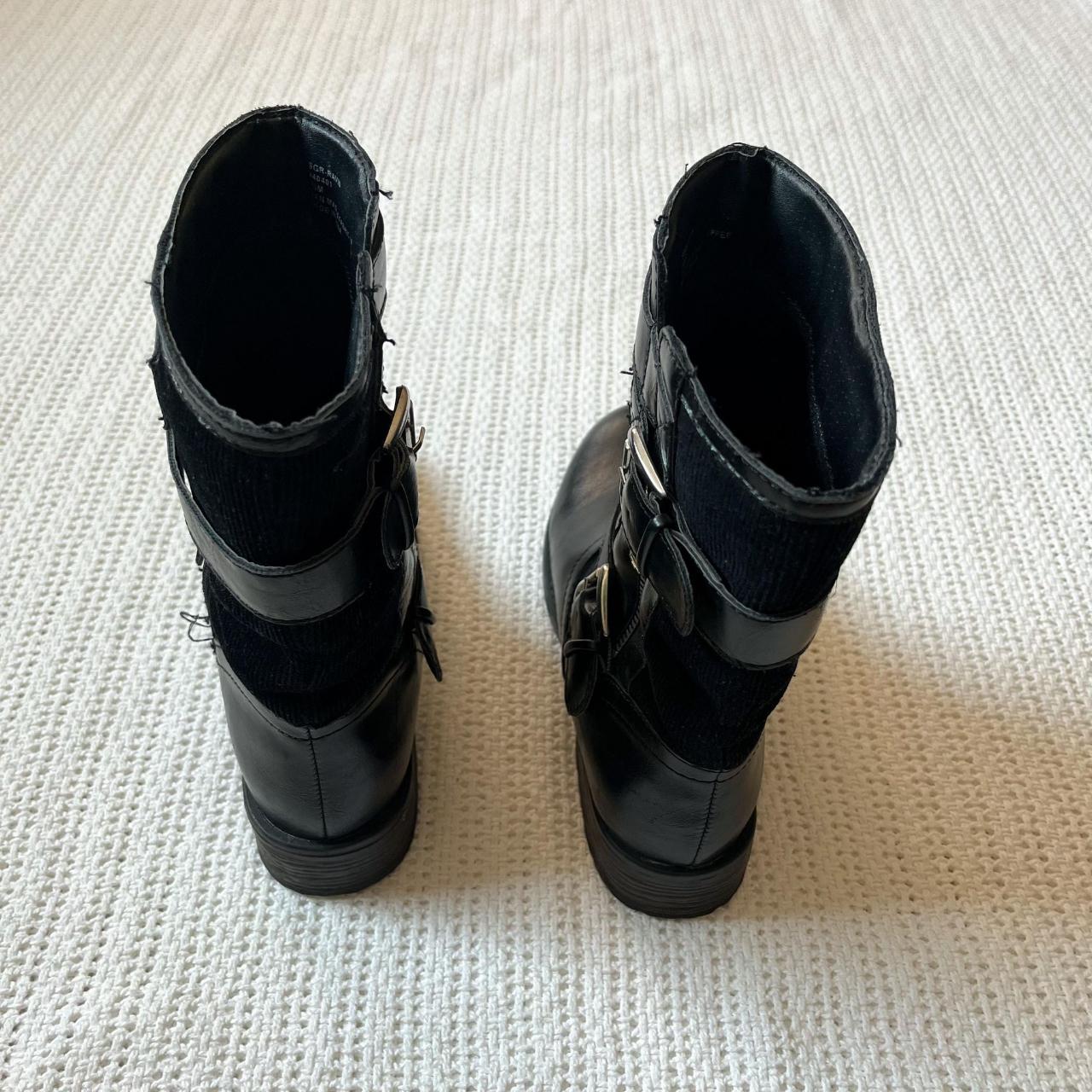 Sugar Women's Black Boots | Depop