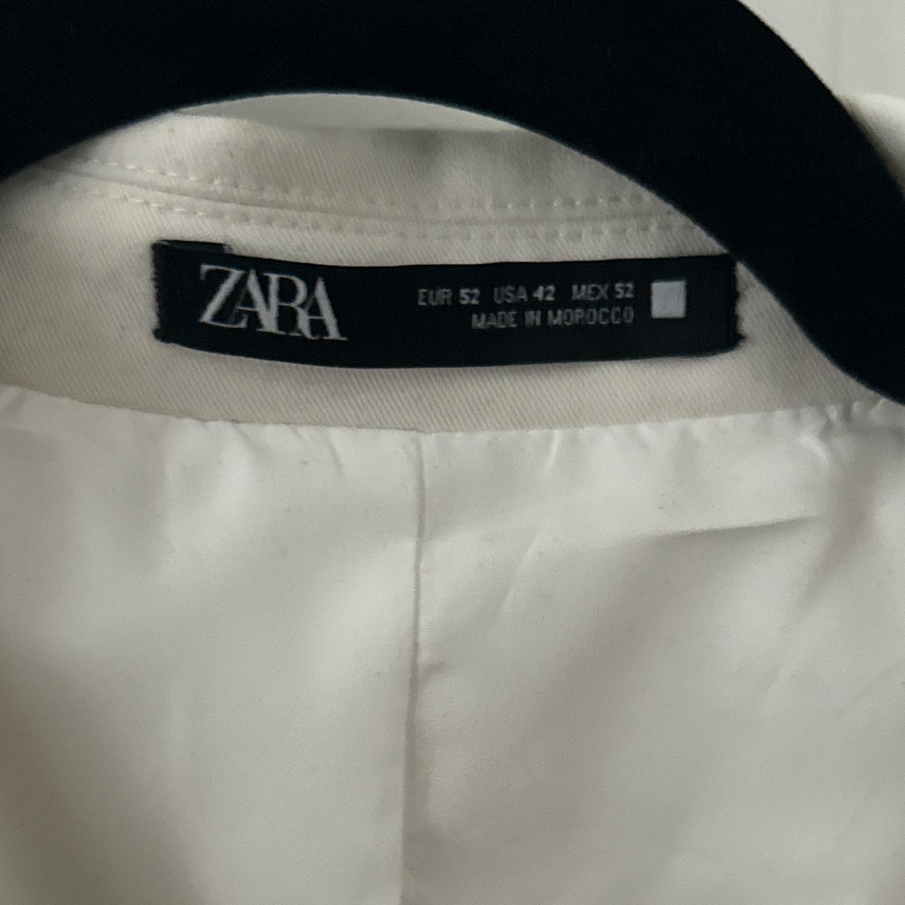 Zara Women's White and Cream Jacket (5)
