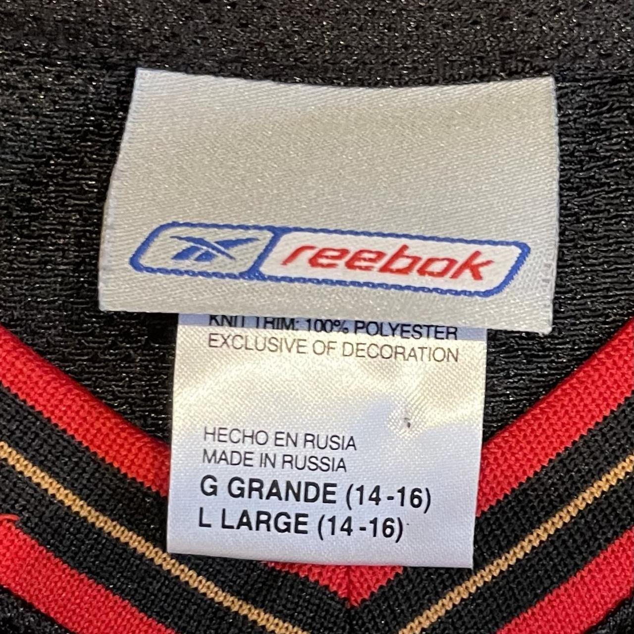 Reebok Black and Red Shirt | Depop