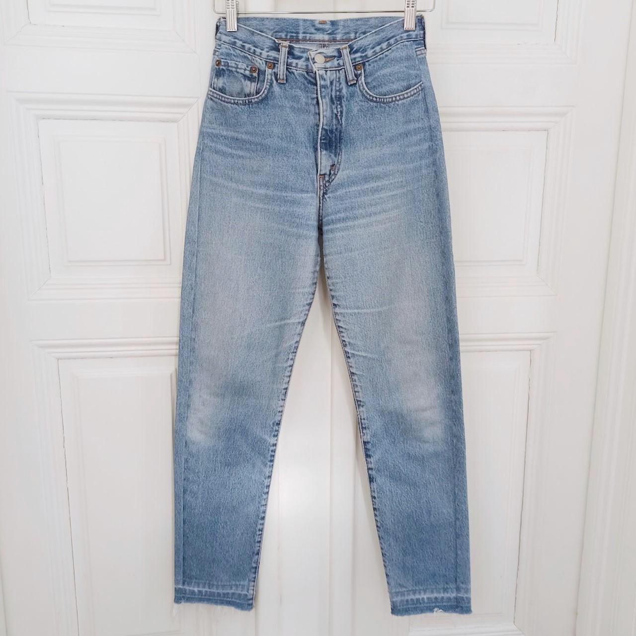 Vintage 90s Replay 401 High Rise Jeans Reworked Slim... - Depop