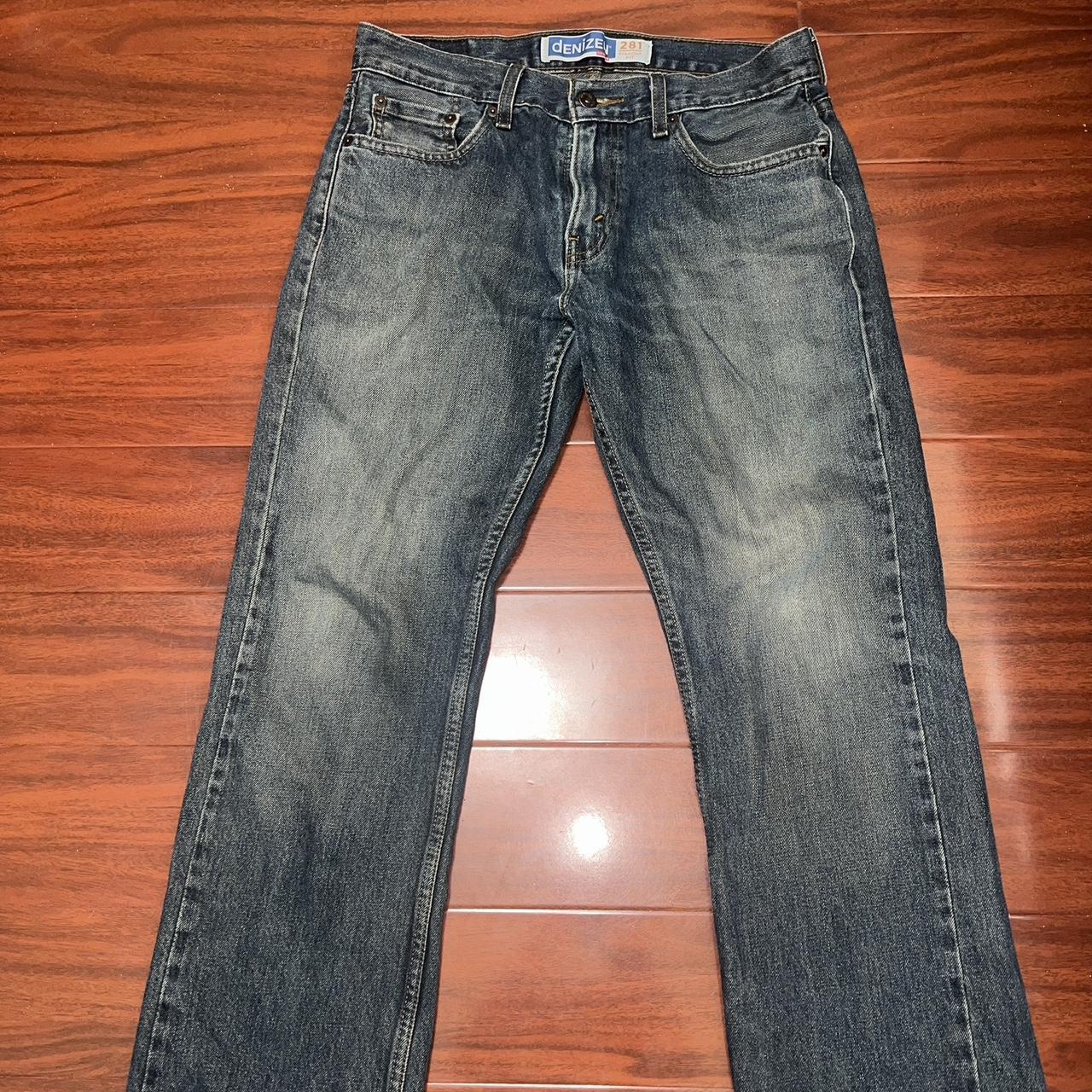 Levis denizen deals 281 straight fit