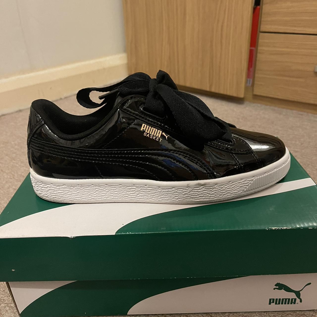 Puma black 2024 patent trainers