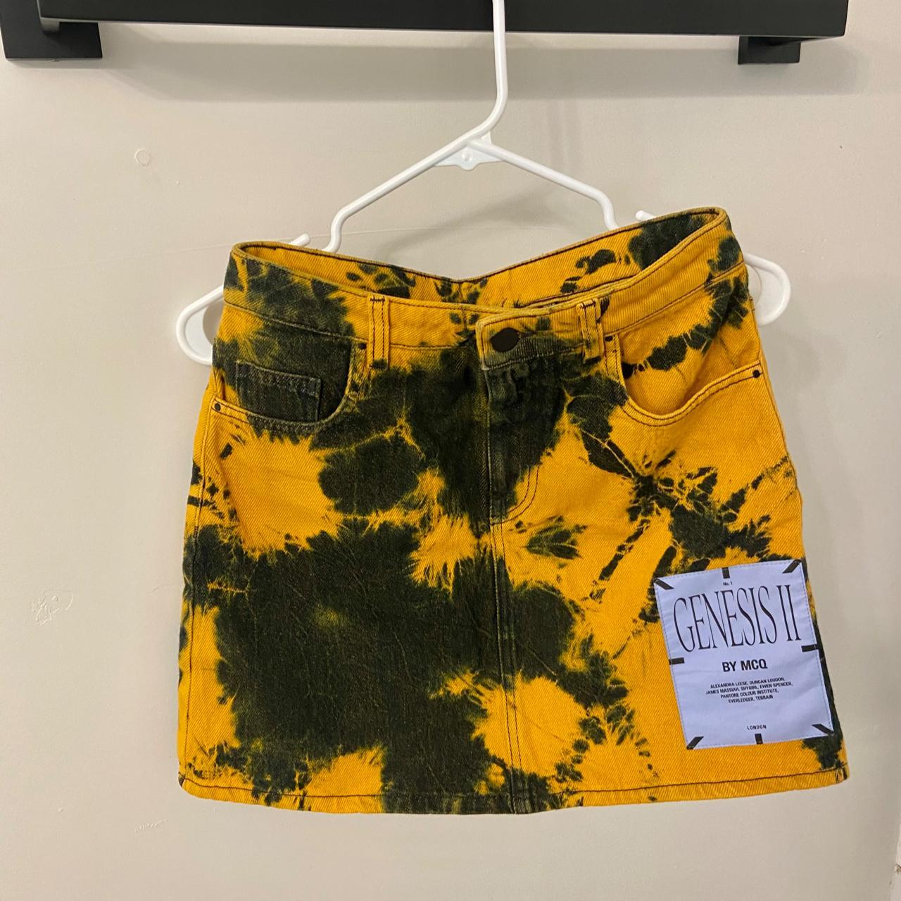 McQ Alexander McQueen Women's Black and Orange Dress (3)