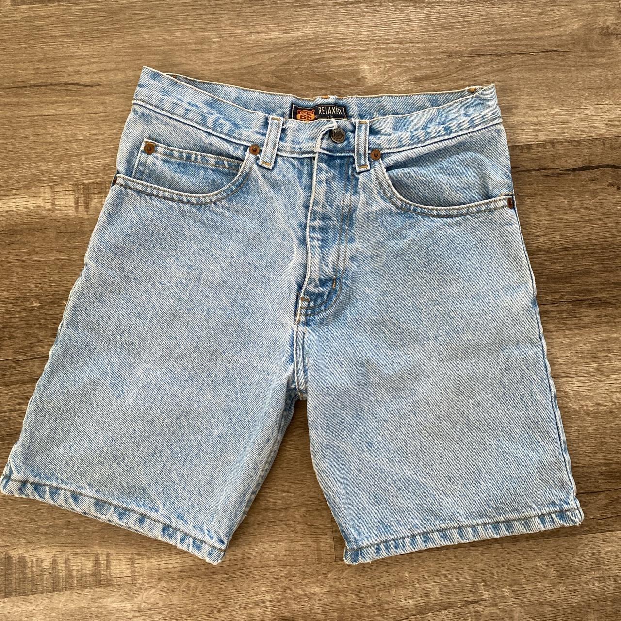 Vintage bermuda Route 66 jean shorts 🤍 100% cotton... - Depop