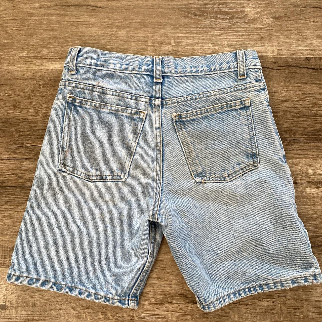 Vintage bermuda Route 66 jean shorts 🤍 100% cotton... - Depop