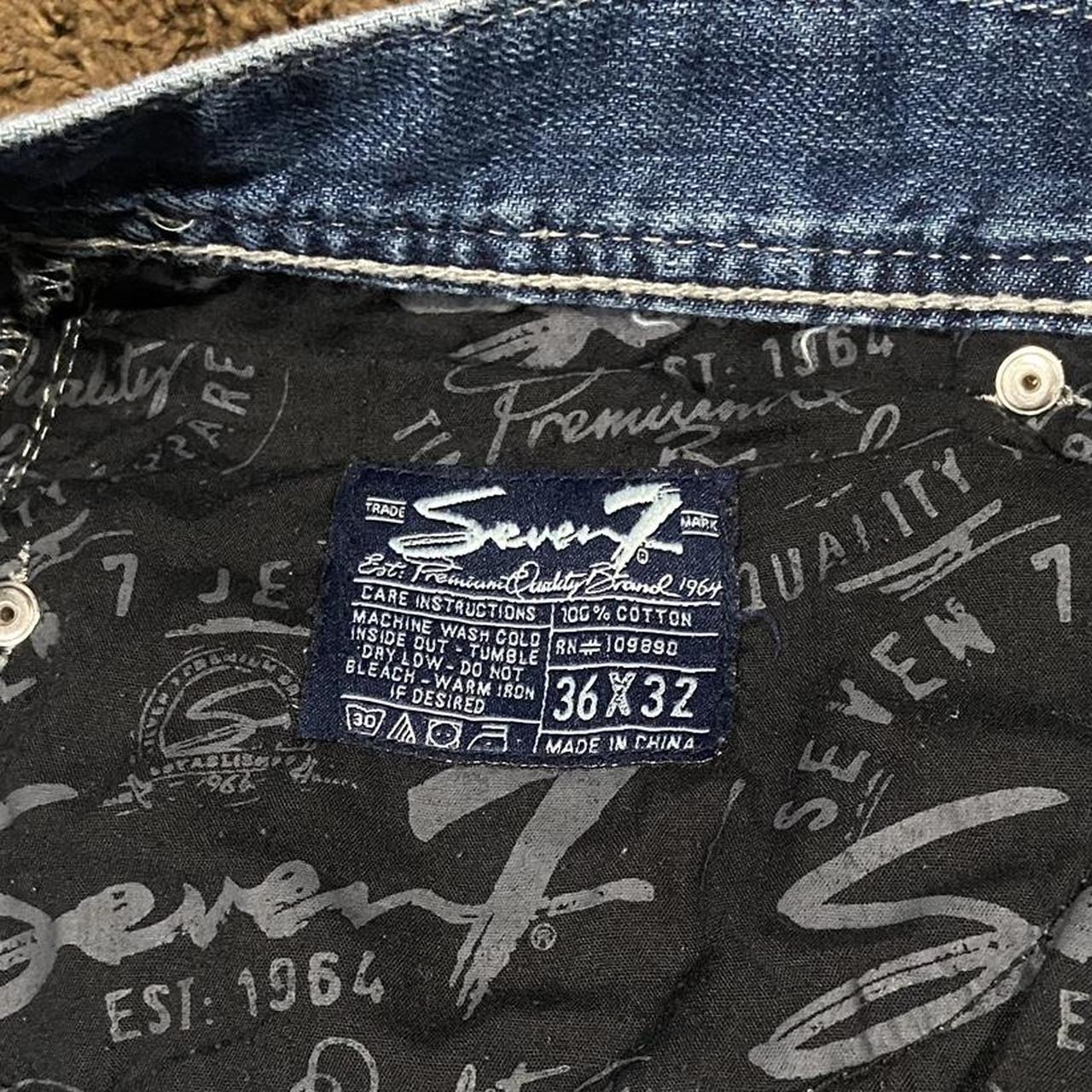 Seven7 mens straight leg jeans Size- 36/32 (inseam-... - Depop