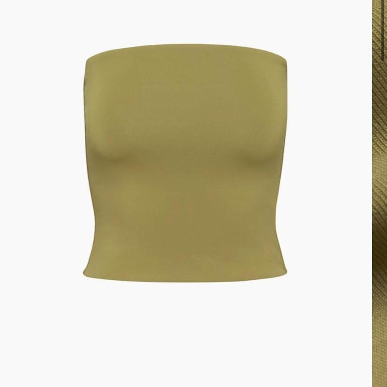 Aritzia Women's Green Top Depop