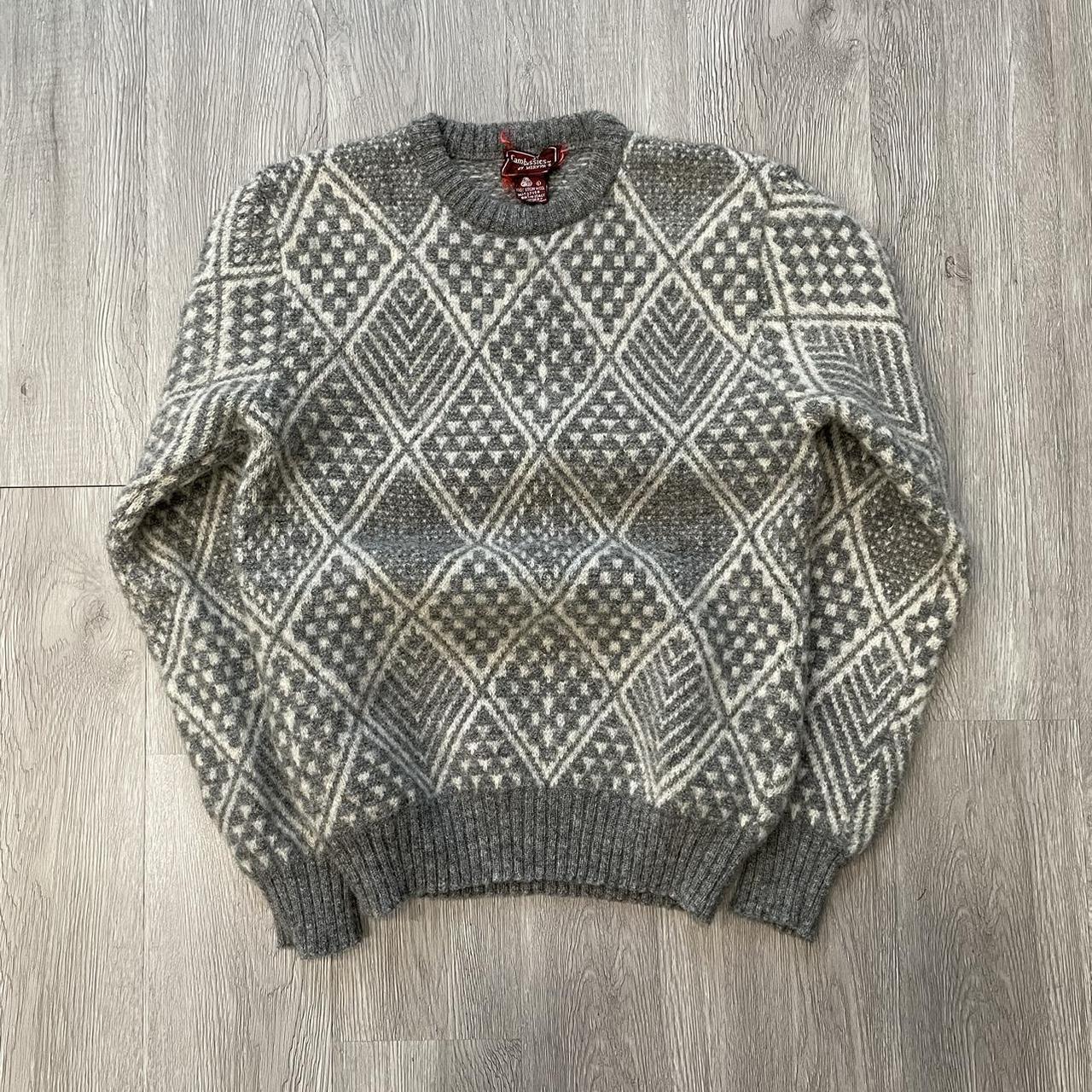 Large virgin wool sweater, made by mervyn’s... - Depop