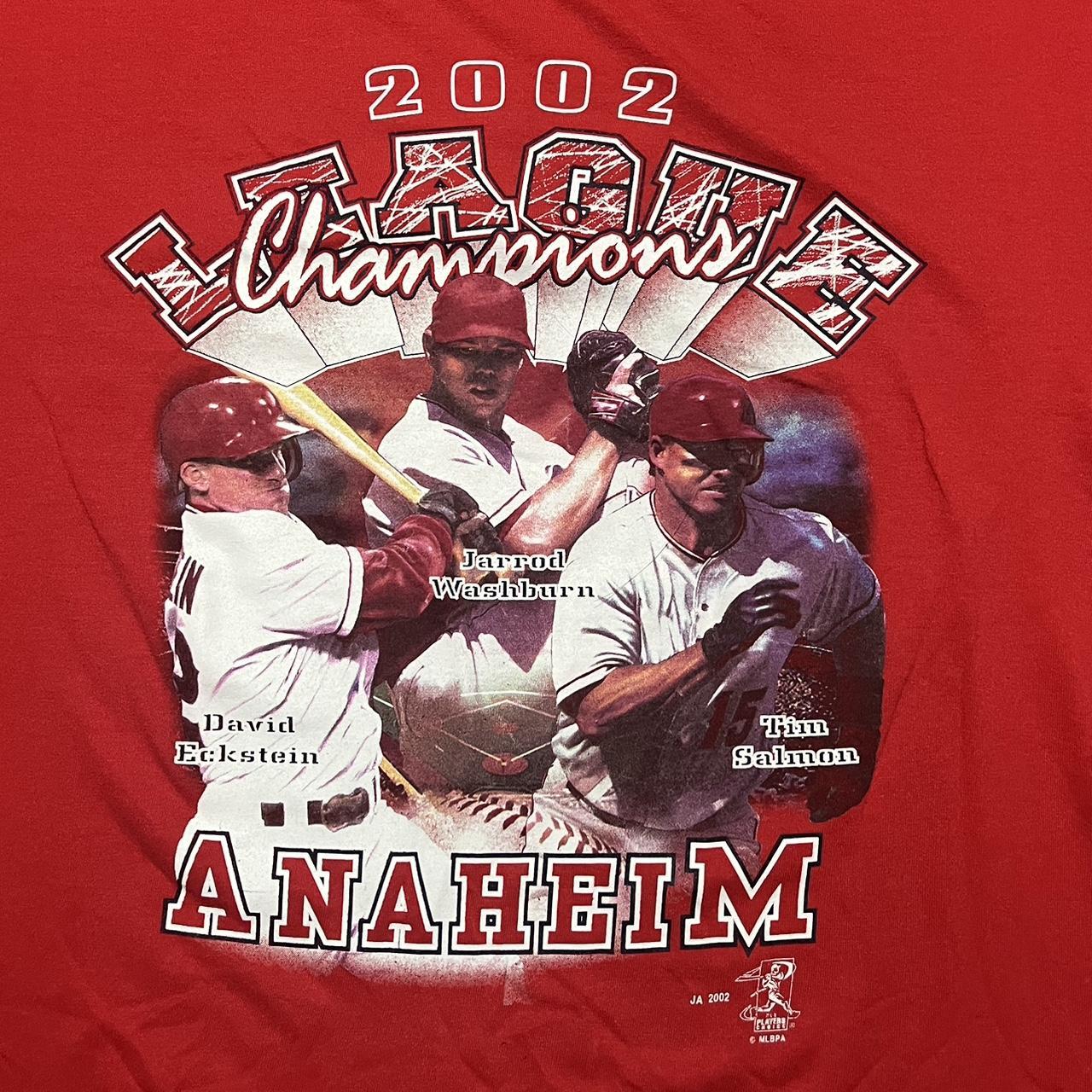 Vintage 2002 Anaheim Angels World Series Champions - Depop