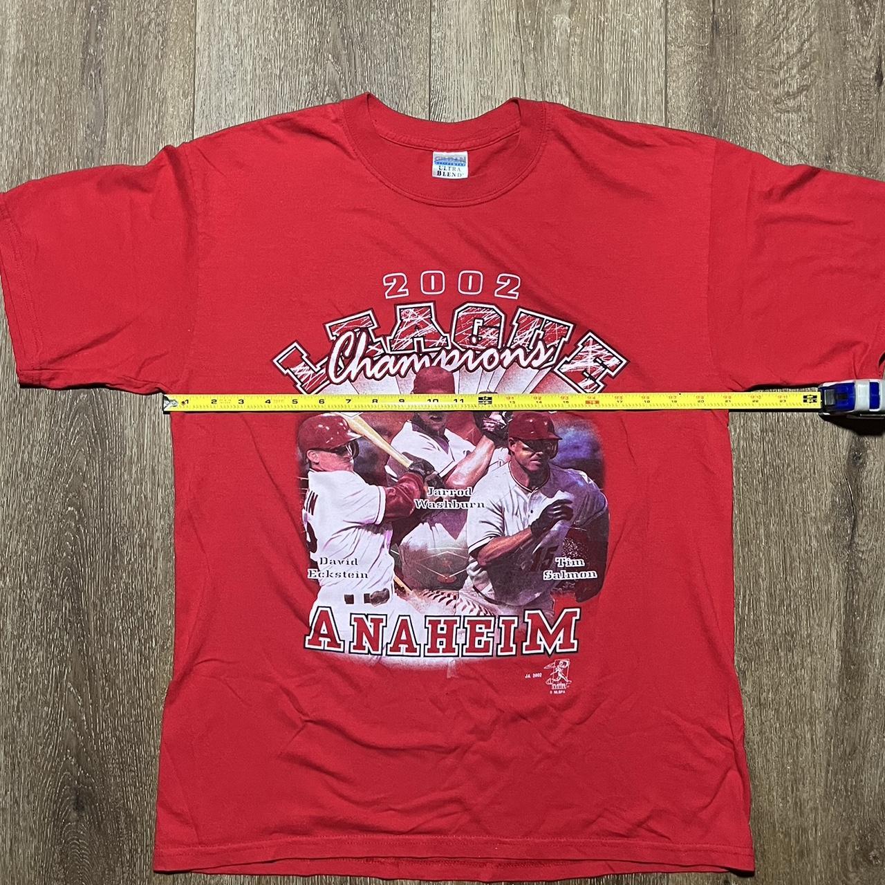 Vintage 2002 Anaheim Angels World Series Champions - Depop