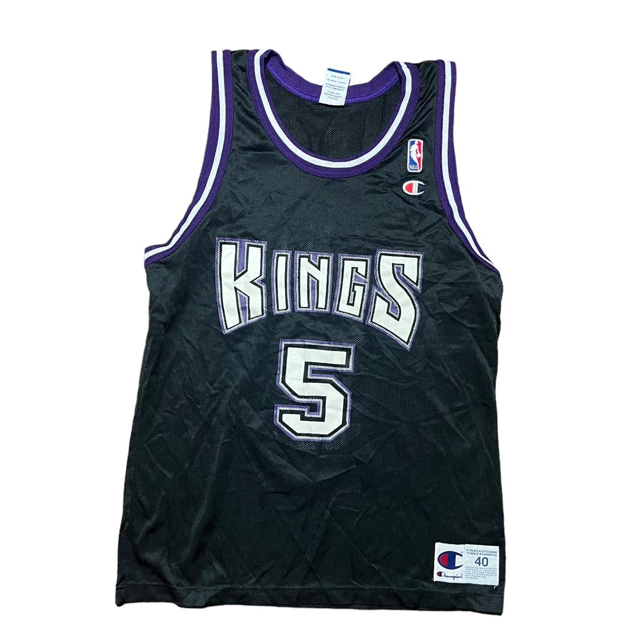 Vintage Sacramento Kings Tyus Edney Champion Basketball Jersey